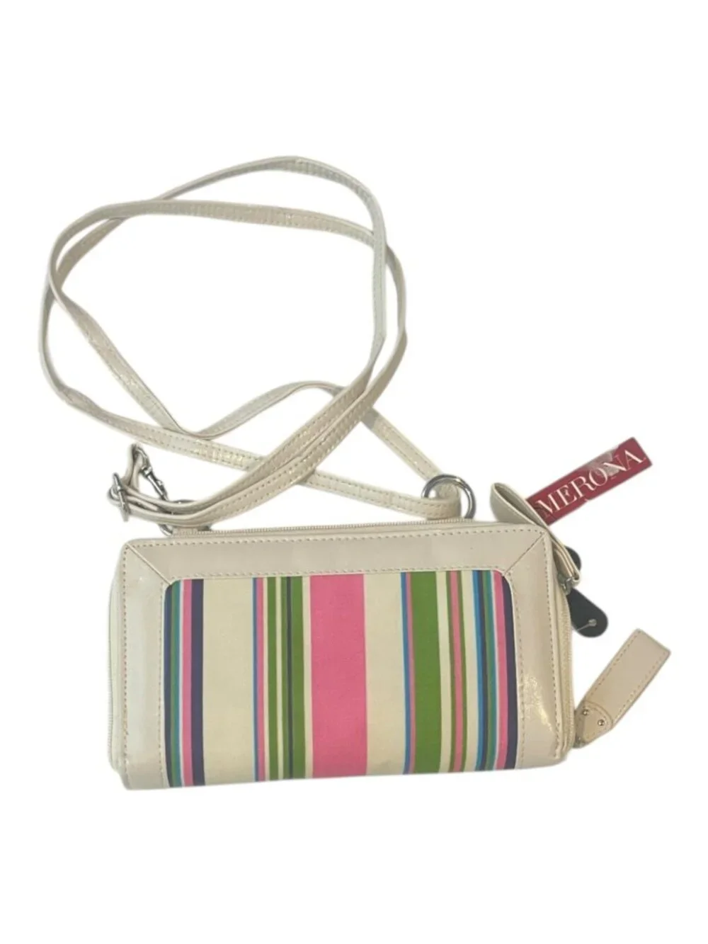 MERONA Clutch Purse Crossbody Strap Wallet - 8